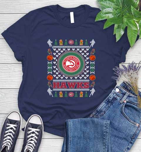Atlanta Hawks Merry Christmas NBA Basketball Loyal Fan Ugly Shirt 99