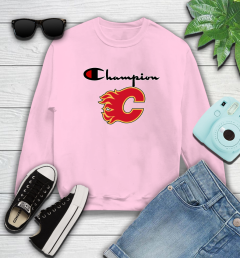 NHL Hockey Calgary Flames Champion Shirt Sweatshirt 6