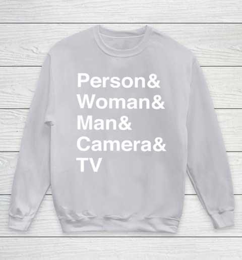 Person Woman Man Camera TV Youth Sweatshirt 3