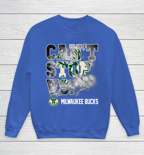 NBA Milwaukee Bucks Basketball Can't Stop Vs Youth Sweatshirt 6