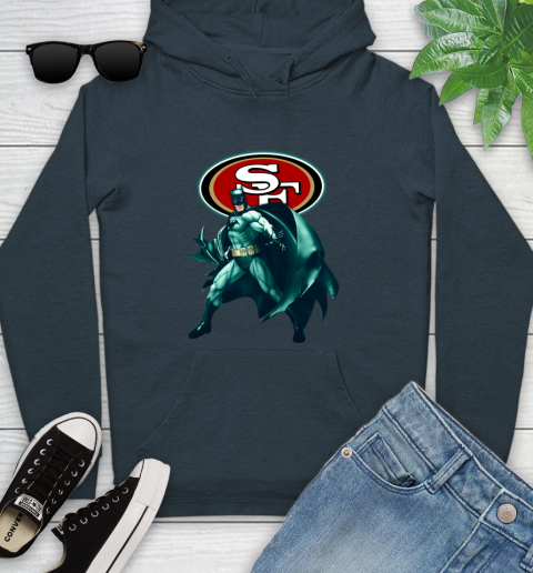 NFL Batman Football Sports San Francisco 49ers Youth Hoodie 8