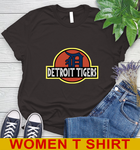MLB Detroit Tigers Jurassic Park Dinosaur Movie Baseball Sports 96
