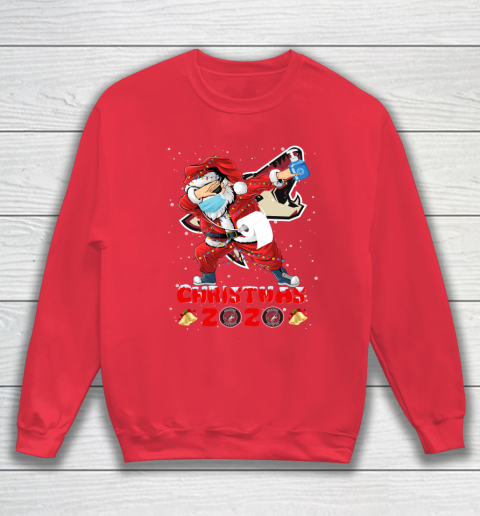 Arizona Coyotes Funny Santa Claus Dabbing Christmas 2020 NHL Sweatshirt 7