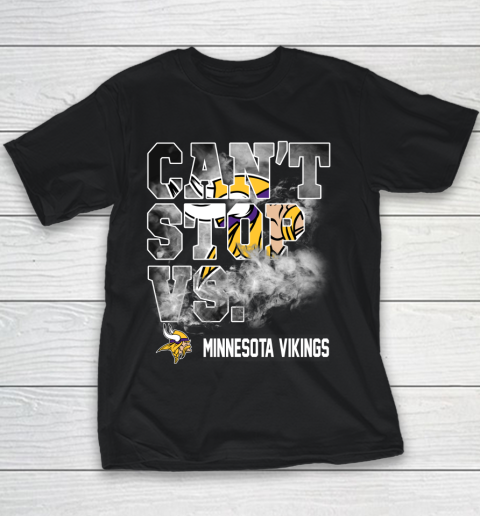 NFL Minnesota Vikings Can't Stop Vs Youth T-Shirt