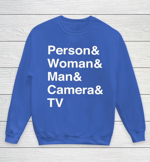 Person Woman Man Camera TV Youth Sweatshirt 6