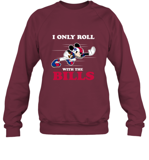 Mickey Mouse I Only Roll With Atlanta Falcons T-Shirt - T-shirts Low Price