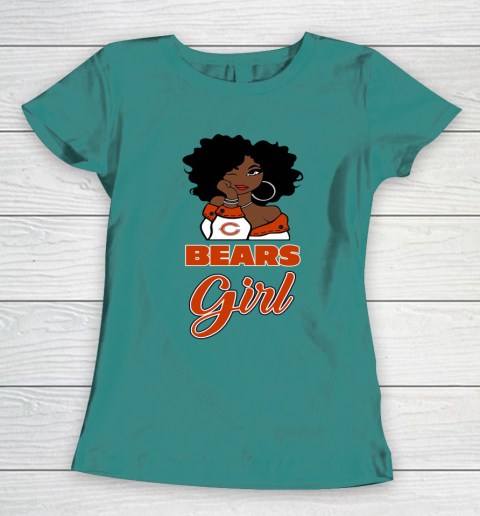 Chicago Bears Girl NFL Women's T-Shirt 12