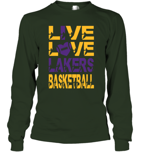 lakers basketball long sleeve