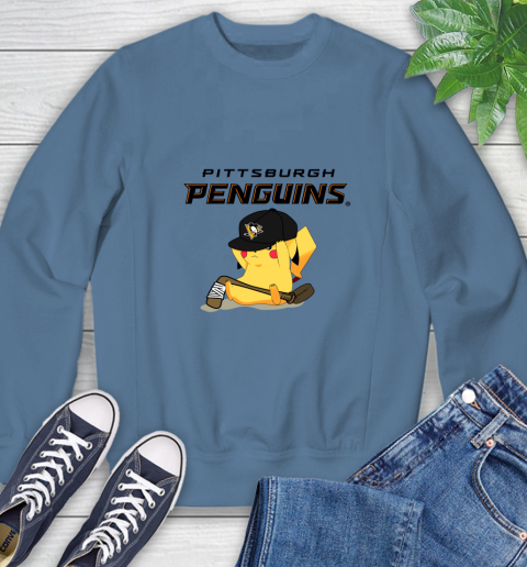 NHL Pikachu Hockey Sports Pittsburgh Penguins Sweatshirt 7
