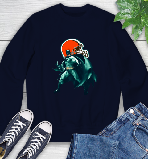 NFL Batman Football Sports Cleveland Browns Sweatshirt 3