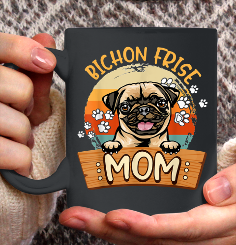 Cute Pug Dog Mom Funny Dog Lovers Ceramic Mug 11oz