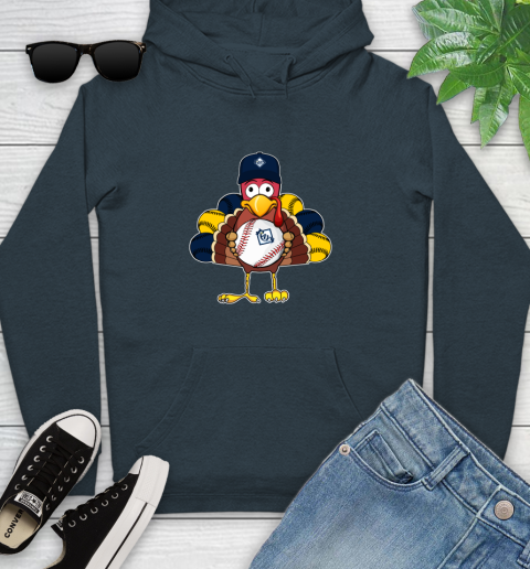 Tampa Bay Rays Turkey thanksgiving Youth Hoodie 8