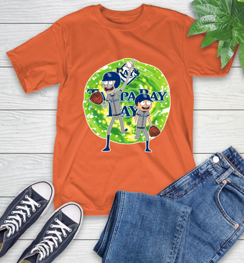 MLB Tampa Bay Rays Rick And Morty Baseball Sports T-Shirt 5