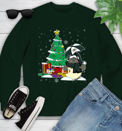 Green Bay Packers NFL Football Cute Tonari No Totoro Christmas Sports Youth Sweatshirt 9