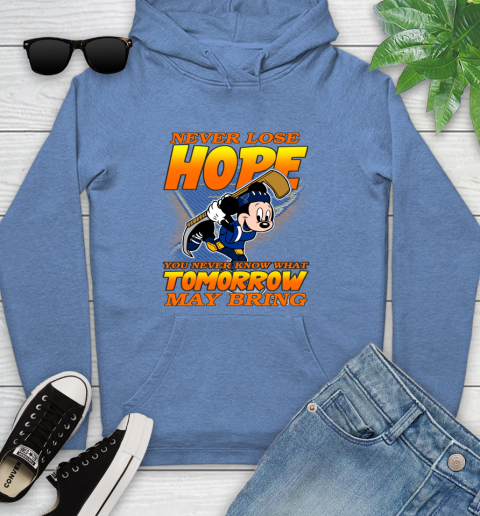 St.Louis Blues NHL Hockey ootball Mickey Disney Never Lose Hope Youth Hoodie 13