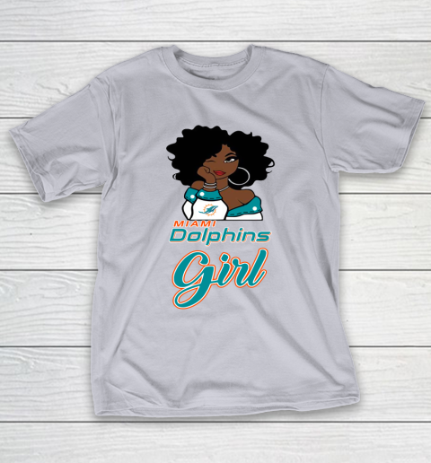 Miami Dolphins Girl NFL T Shirt Tee For Sports