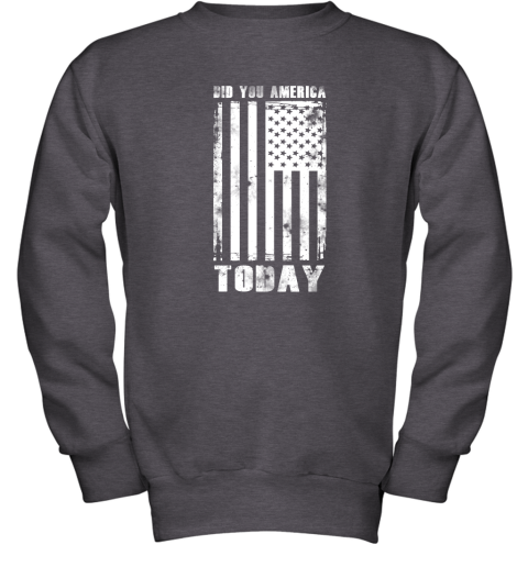 Did You America Today Youth Sweatshirt
