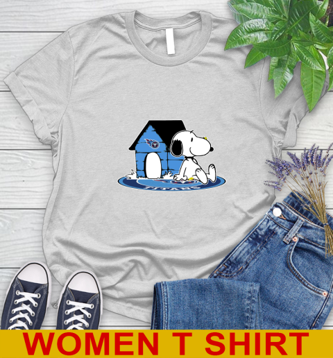 NFL Football Tennessee Titans Snoopy The Peanuts Movie Shirt Women's T-Shirt