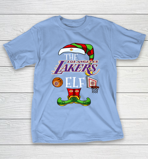 Los Angeles Lakers Christmas ELF Funny NBA T-Shirt 10