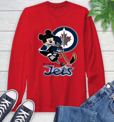 NHL Winnipeg Jets Mickey Mouse Disney Hockey T Shirt Tank Top