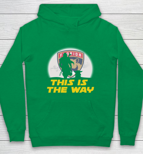 Florida Panthers NHL Ice Hockey Star Wars Yoda And Mandalorian This Is The Way Youth Hoodie 4