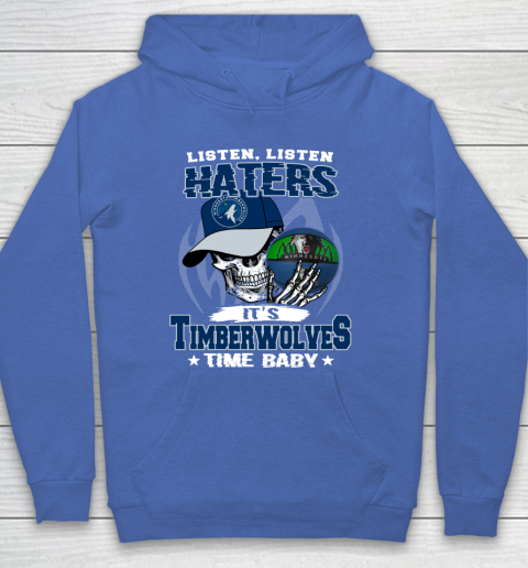 Listen Haters It is TIMBERWOLYES Time Baby NBA Hoodie 6