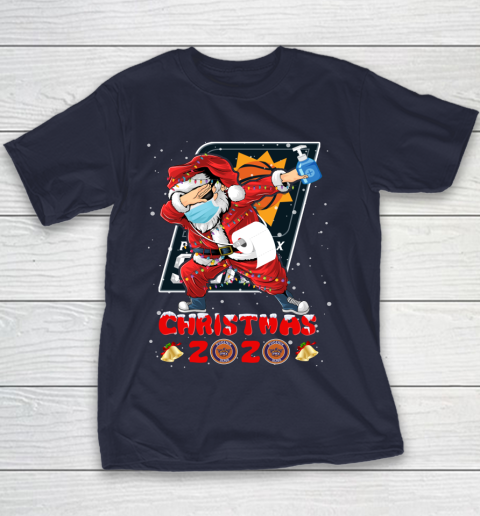 Phoenix Suns Funny Santa Claus Dabbing Christmas 2020 NBA Youth T-Shirt 2