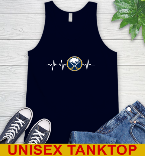 Buffalo Sabres NHL Hockey Heart Beat Shirt Tank Top 2