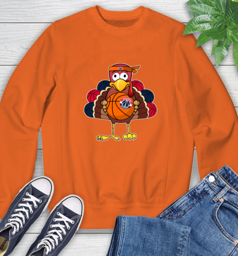 Washington Wizards Turkey thanksgiving day Sweatshirt 4