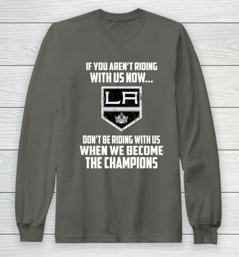 NHL Los Angeles Kings Hockey We Become The Champions Long Sleeve T-Shirt 5