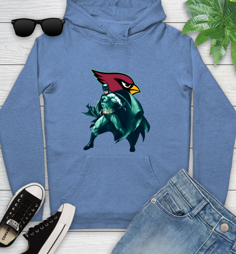 NFL Batman Football Sports Arizona Cardinals Youth Hoodie 12