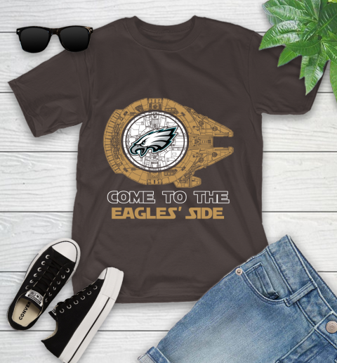 NFL Come To The Philadelphia Eagles Wars Football Sports Youth T-Shirt 7