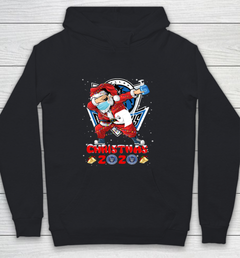 Dallas Mavericks Funny Santa Claus Dabbing Christmas 2020 NBA Youth Hoodie