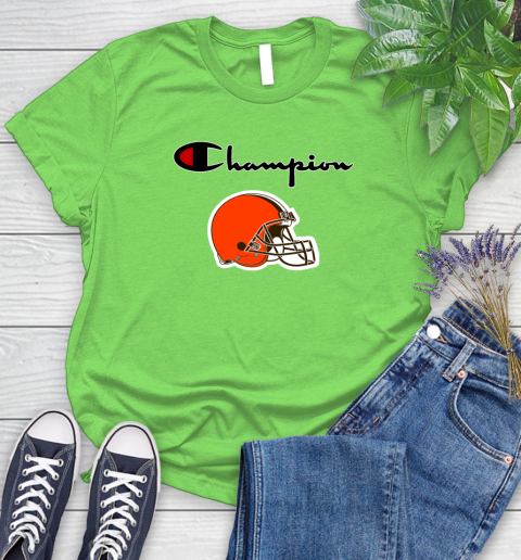 NFL Football Cleveland Browns Champion Shirt Women's T-Shirt - Image 8