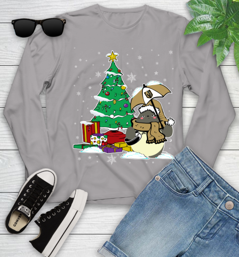 Vegas Golden Knights NHL Hockey Cute Tonari No Totoro Christmas Sports Youth Long Sleeve 5