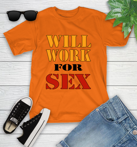 Miley Cyrus Will Work For Sex Youth T-Shirt 4