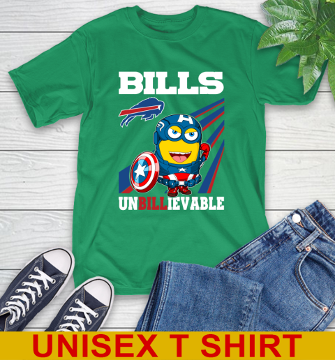 NFL Football Buffalo Bills Captain America Marvel Avengers Minion Shirt T-Shirt 7