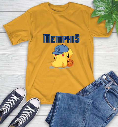 NBA Pikachu Basketball Sports Memphis Grizzlies T-Shirt 3
