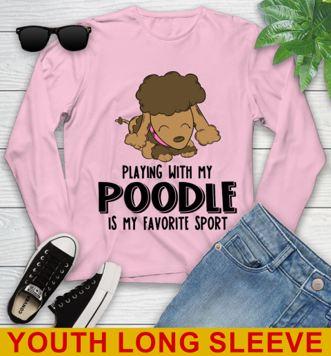 Playing with my poodle is my favorite sport 109