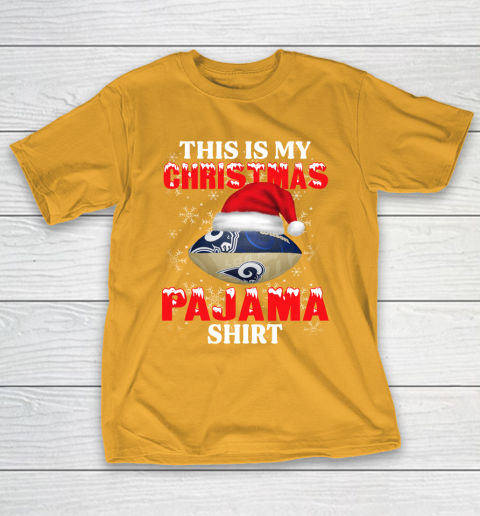 Los Angeles Rams This Is My Christmas Pajama Shirt NFL T-Shirt 2