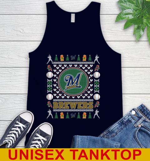Milwaukee Brewers Merry Christmas MLB Baseball Loyal Fan Tank Top 2