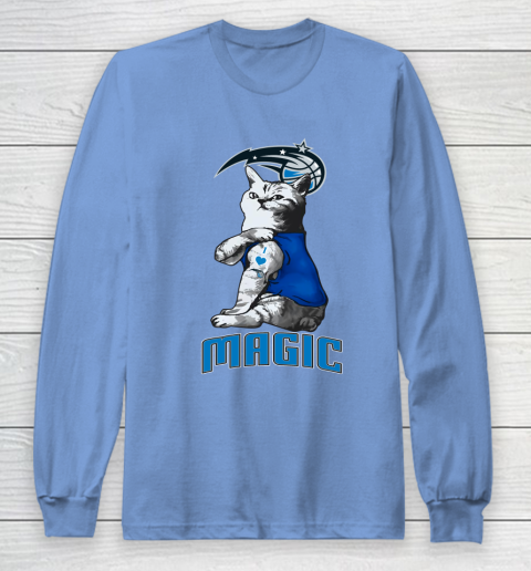 NBA Basketball My Cat Loves Orlando Magic Long Sleeve T-Shirt 8