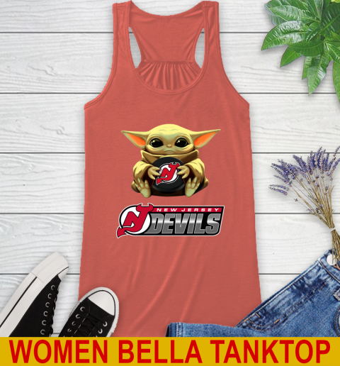 NHL Hockey New Jersey Devils Star Wars Baby Yoda Shirt 40