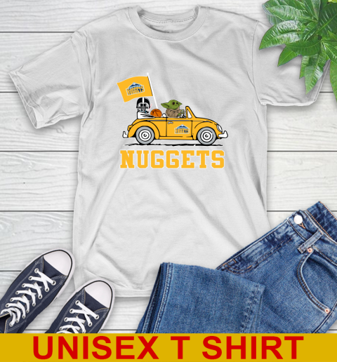NBA Basketball Denver Nuggets Darth Vader Baby Yoda Driving Star Wars Shirt T-Shirt
