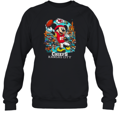 NFL Kansas City Chiefs Mickey Mouse 2024 Sweatshirt