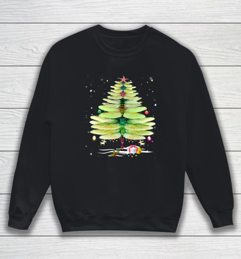 Dragonfly Christmas Tree Lover Gift Xmax Sweatshirt