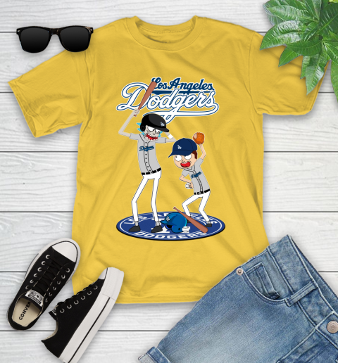 MLB Los Angeles Dodgers Rick And Morty Baseball 110
