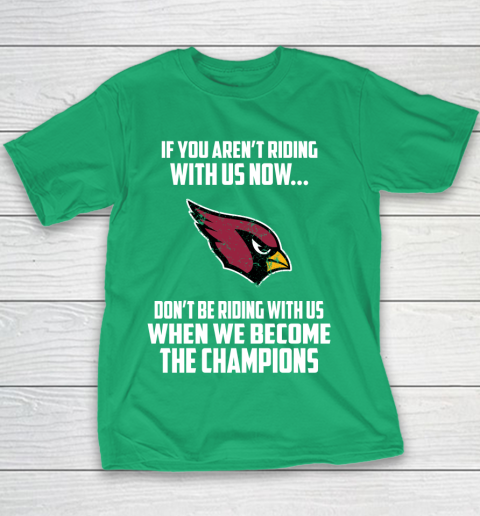 NFL Arizona Cardinals Football We Become The Champions Youth T-Shirt 3