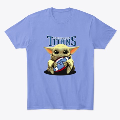 Baby Yoda Loves The Tennessee Titans gosj baby yoda loves the tennessee titans classic t shirt 2 front violet