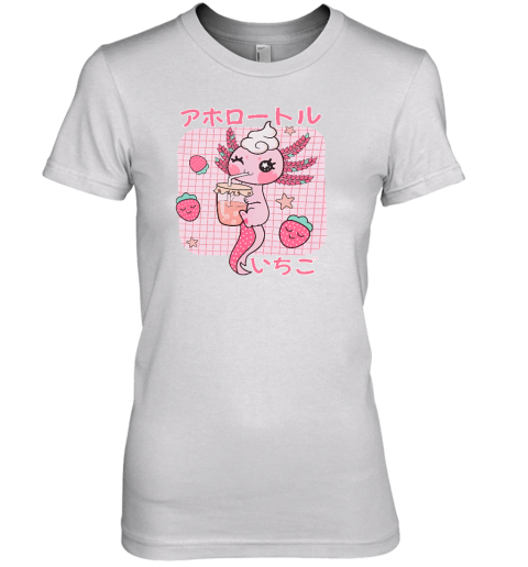 Michelle Otter Strawberry Axolotl Premium Women's T